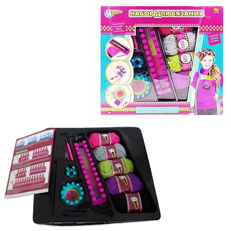 Набор для вязания шарфов, повязок на голову — картинка 3
