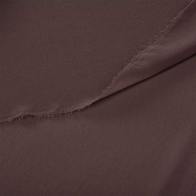 Ткань Креп-шифон, 5 м, ширина 150 см, 105 г/м2, цвет: светло-земляной, TBY — картинка 4