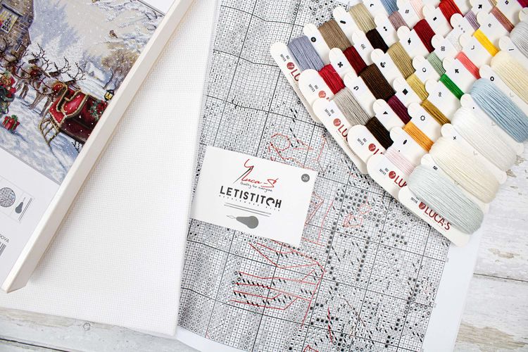 Набор для вышивания «Коттедж Санты» — картинка 7