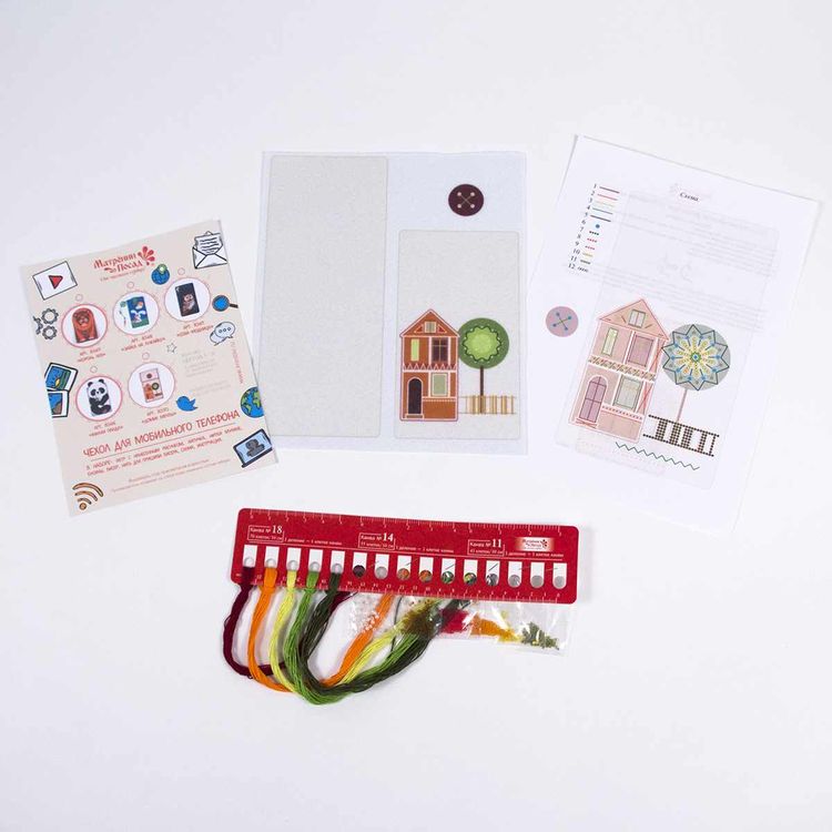 Набор для вышивания «Домик мечты. Чехол для телефона» — картинка 2