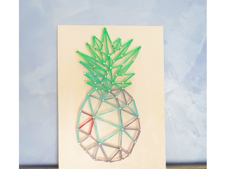 Набор для творчества STRING ART «Ананас мультиколор» — картинка 2