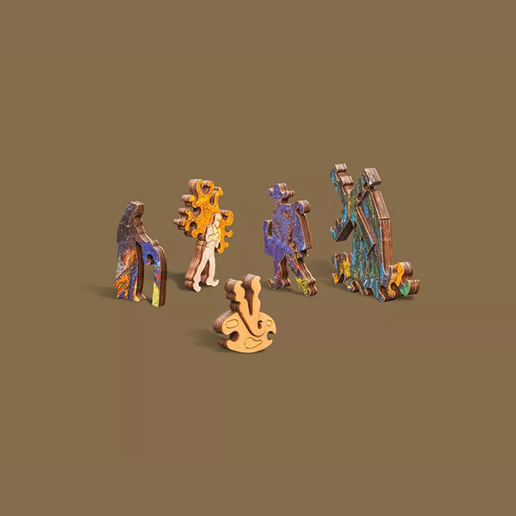 Деревянные пазлы DAVICI «Воспоминание о саде в Эттене» Винсента Ван Гога — картинка 4