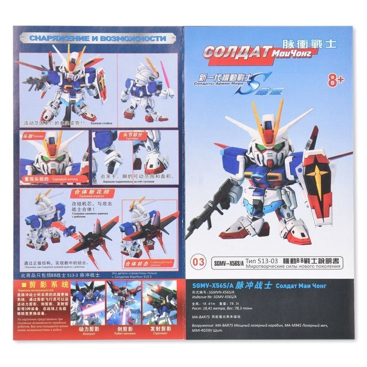 Модель для сборки робот «Солдат ШенгДан Миротворческой Армии» — картинка 6