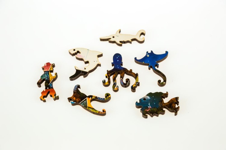 Деревянные пазлы DAVICI «На суше и на море» — картинка 8