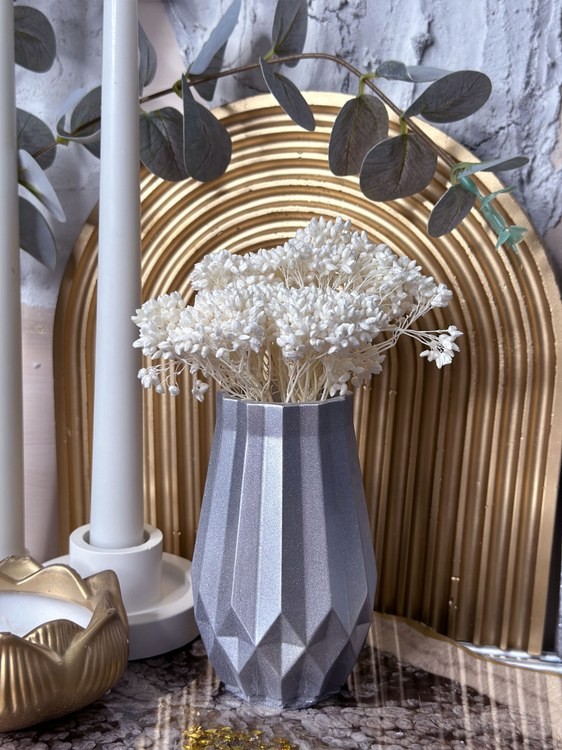 Силиконовый молд - Ваза, h 10,5 см, 1 шт. — картинка 5