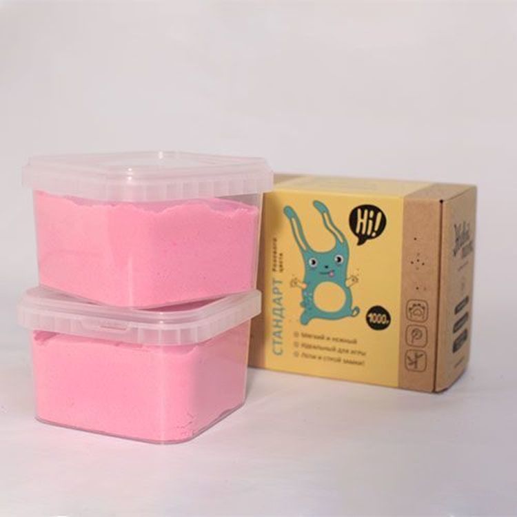 Живой песок Стандарт, 1000 г розовый — картинка 3