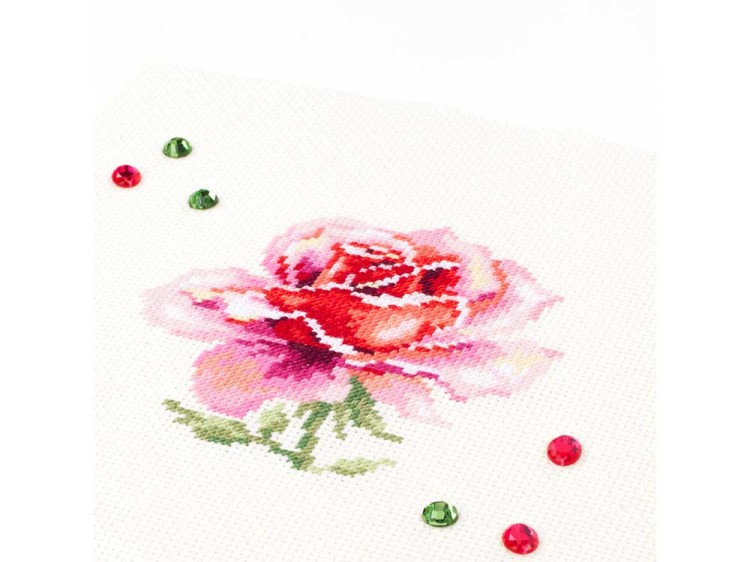 Набор для вышивания «Розовая роза» — картинка 3