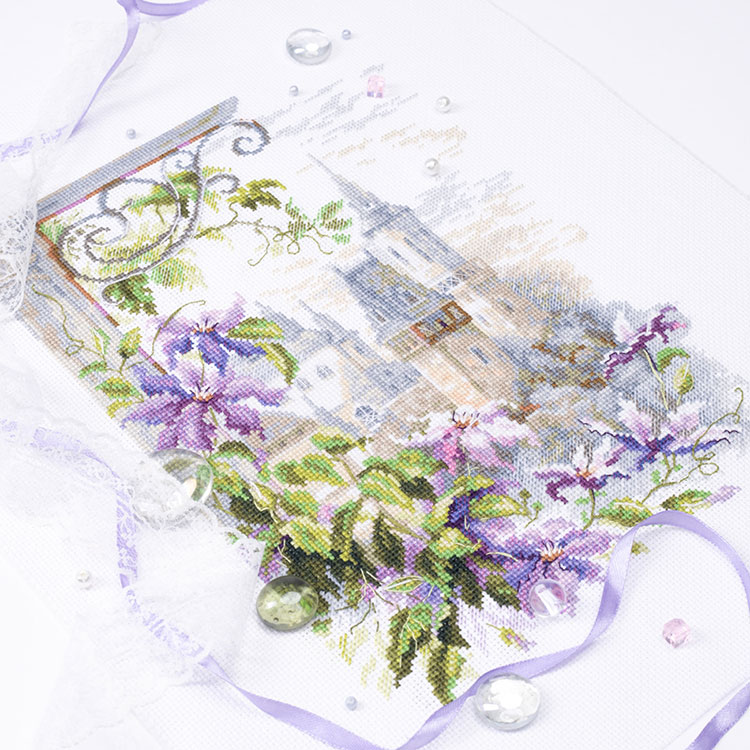 Набор для вышивания «Нежные клематисы» — картинка 2