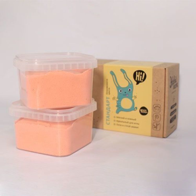 Живой песок Стандарт, 1000 г оранжевый — картинка 3