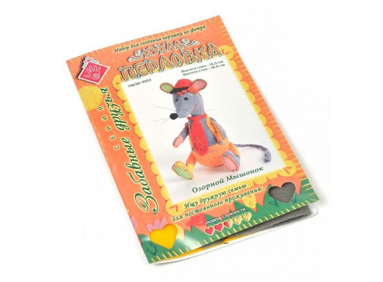 Набор для шитья «Озорной мышонок» — картинка 5