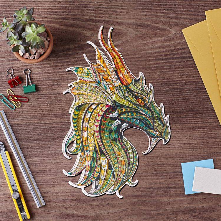 Деревянные пазлы Артвентура «Китайский дракон» — картинка 2