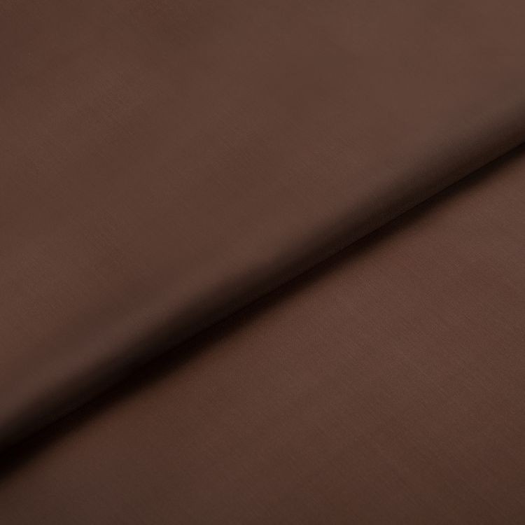 Ткань подкладочная Taffeta, 100% полиэстер, 200x152 см ± 1 см, цвет: №492 темно-коричневый, Gamma — картинка 2