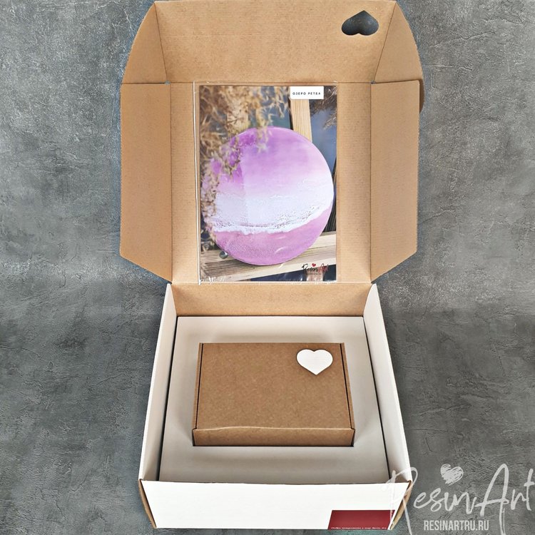 Озеро Ретба - Набор для рисования эпоксидной смолой (Море) — картинка 2