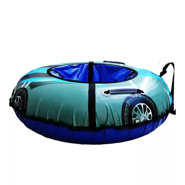 Детская зимняя ватрушка тюбинг для катания 100 см — картинка 5