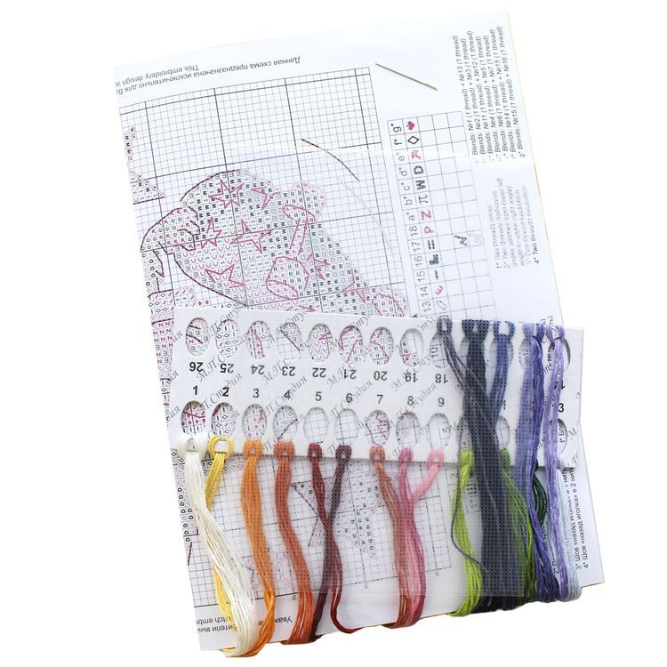 Набор для вышивания «Лисенок-скейтбордист» — картинка 5