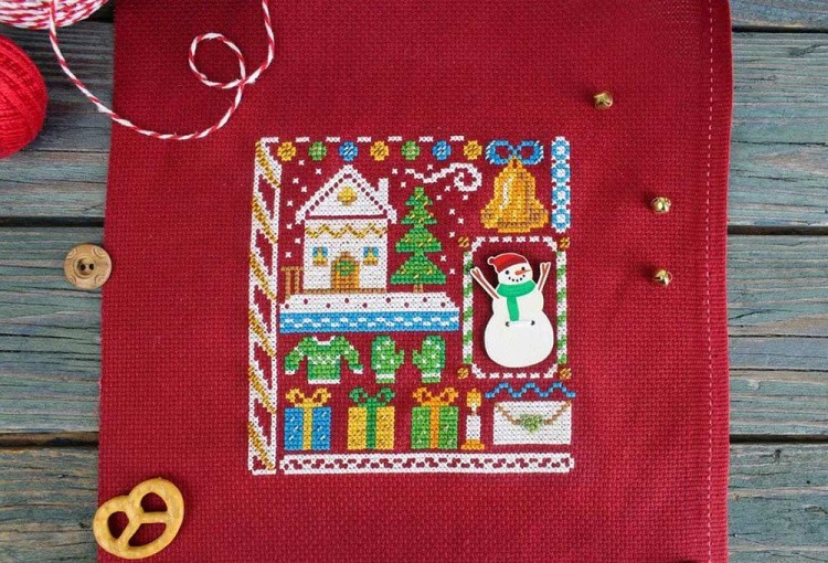 Набор для вышивания «Мини-семплер. Новый Год» — картинка 4