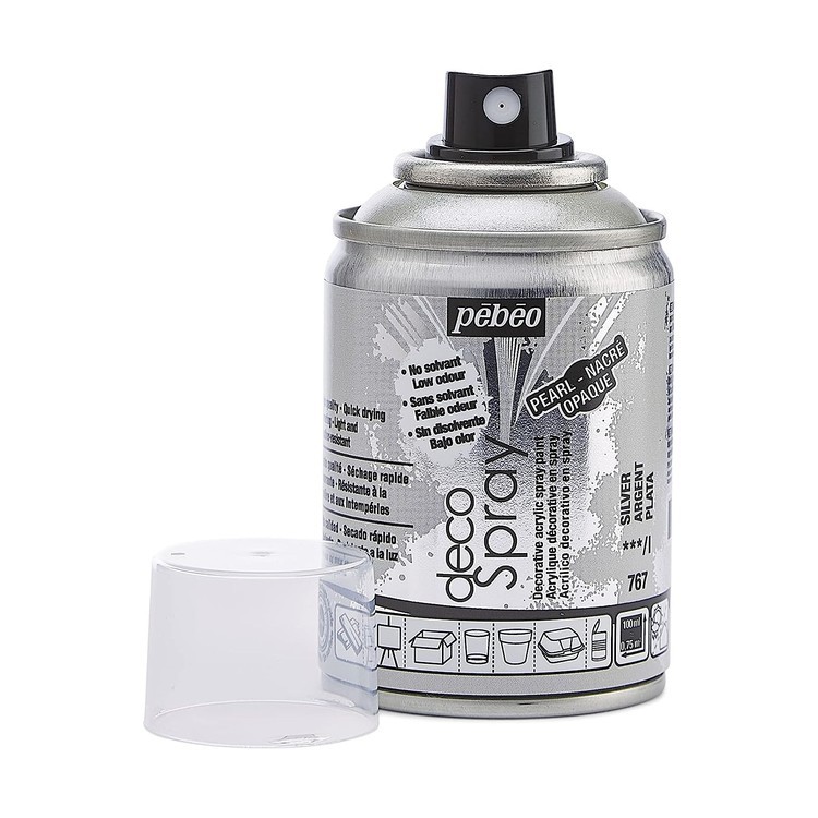 Краска на водной основе decoSpray, 093767 Под серебро — картинка 2