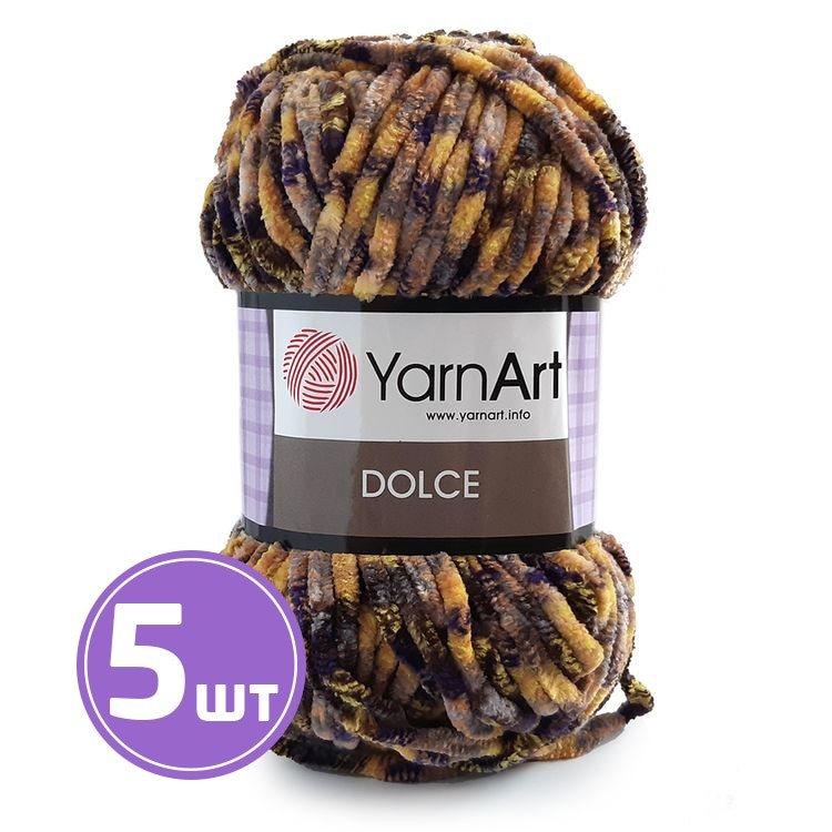 Пряжа YarnArt Dolce (803), принтованный, 5 шт. по 100 г