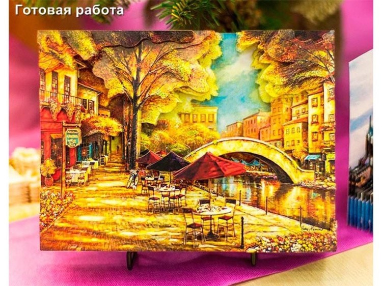 Папертоль «Кафе на набережной» — картинка 5