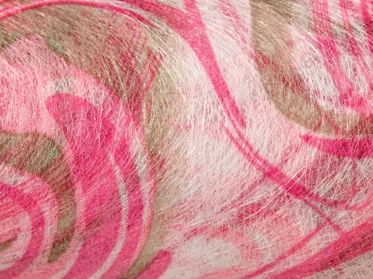 Флористический фетр PNW-35, цвет: 11 розовый (волны), 10 м, Blumentag