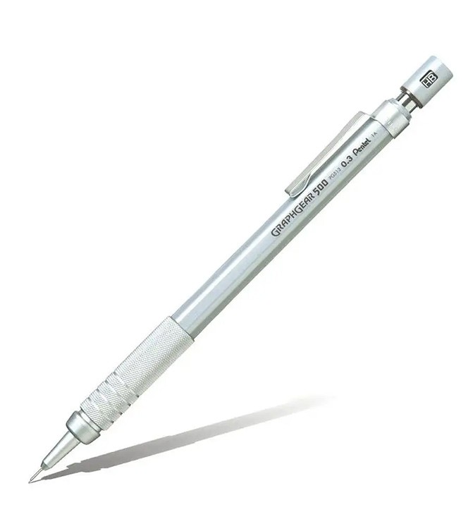 Карандаш автоматический профессиональный Graphgear 500 0,5 мм, Pentel — картинка 5