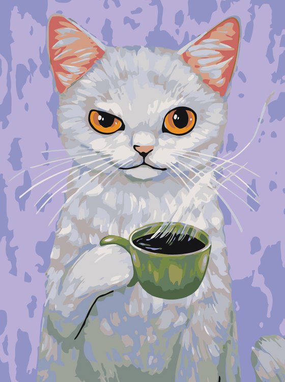Картина по номерам «Утренний кофе»