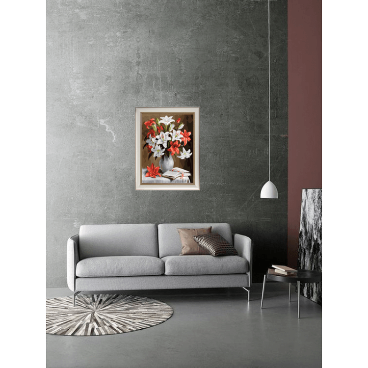 Картина по номерам «Лилии» — картинка 7