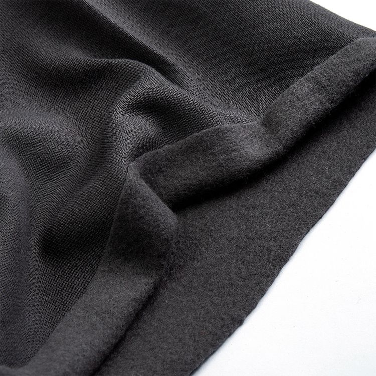 Ткань трикотаж Футер 2х нитка, опененд, 10 м x 200 см, 190 г/м², цвет: графит, TBY — картинка 5