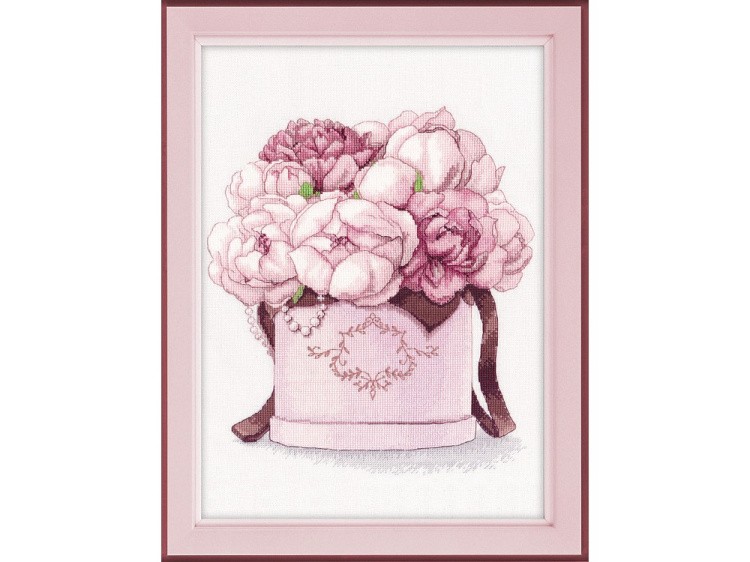 Набор для вышивания «Нежные пионы» — картинка 2