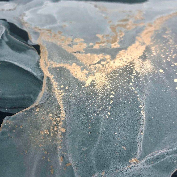 Алкогольные чернила M-033 Золото 15 мл, Kamenskaya Ink — картинка 6