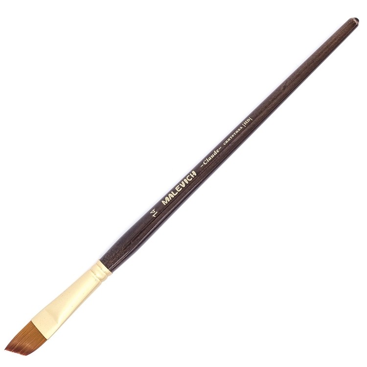 Кисть из синтетики Claude, скошенная № 14 — картинка 2