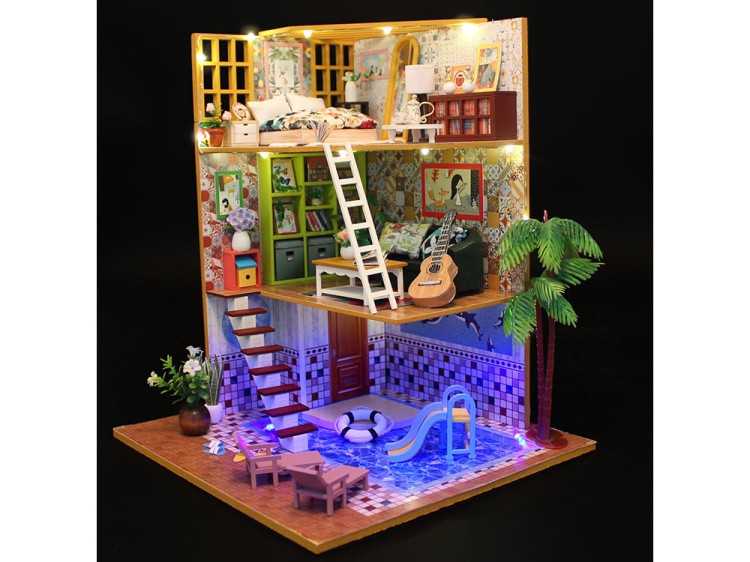 Набор для создания миниатюры (румбокс) «Таунхаус» — картинка 2