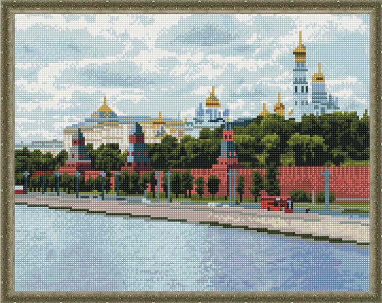 Алмазная вышивка «Москва. Кремль»