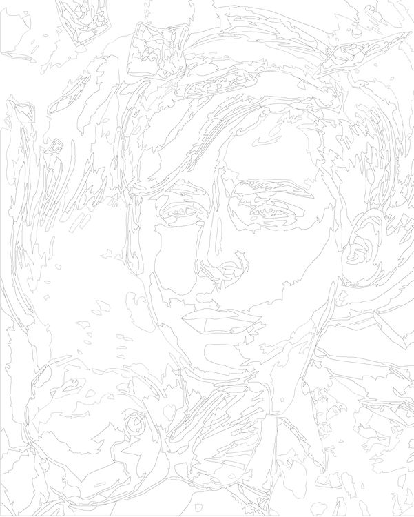 Картина по номерам «Академия Амбрелла: Номер Пятый - Эйдан Галлахер 4» — картинка 3