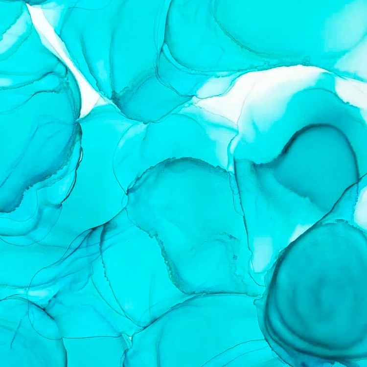 Алкогольные чернила Бирюза 15 мл, Kamenskaya Ink — картинка 2