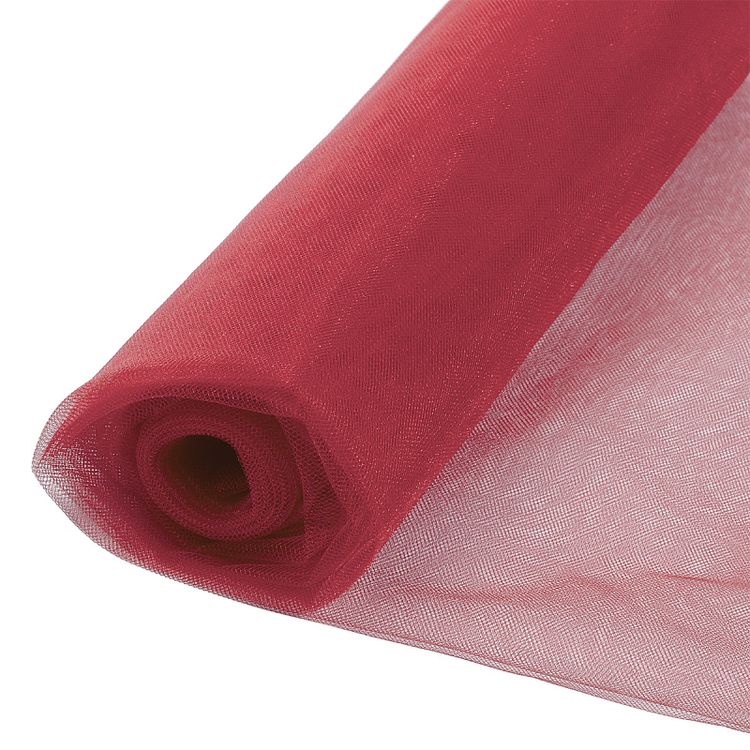 Фатин Kristal средней жесткости, блестящий, 5 м, ширина 300 см, цвет: коралловый — картинка 4