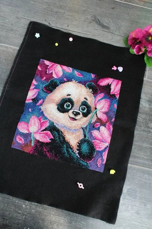 Набор для вышивания «Романтичная панда» — картинка 6
