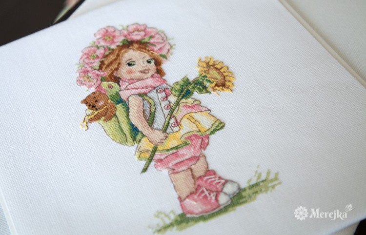 Набор для вышивания «Летняя девочка» — картинка 2