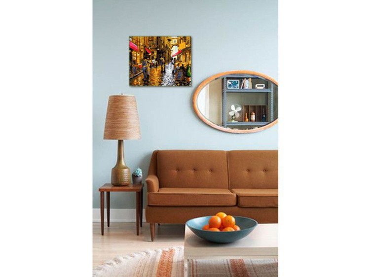 Картина по номерам «Улочка с кафе» — картинка 2