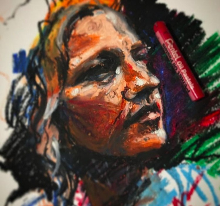 Пастель масляная Pentel Arts Oil Pastels Large Sticks, 48 цв. — картинка 5