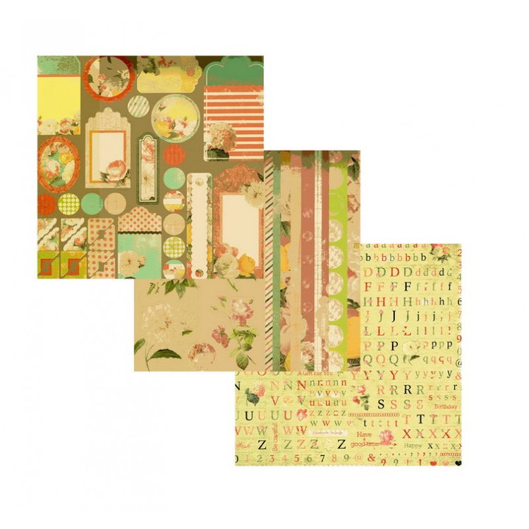 Набор бумаги «Яркие цветы» — картинка 7