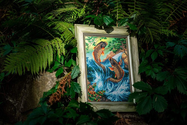 Набор для вышивания «Два карпа» — картинка 7