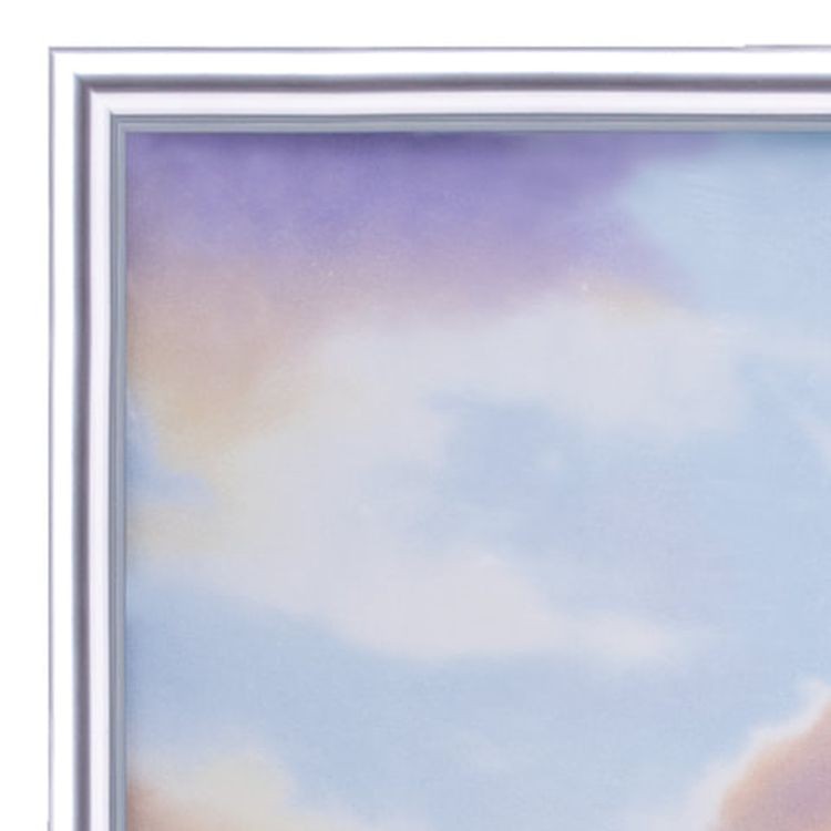 Рамка бизнес-класса 30х40 см, цвет: серебро, багет 9 мм — картинка 2