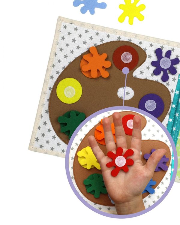 Развивающая книга из фетра «Лисичка» — картинка 4