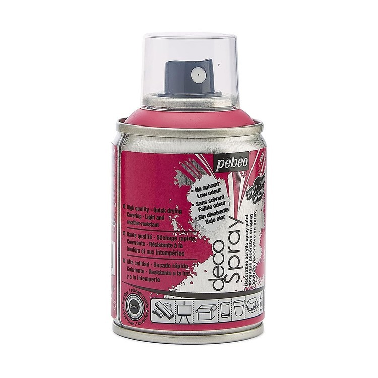 Краска на водной основе decoSpray, 093708 Пурпурно-красный — картинка 4