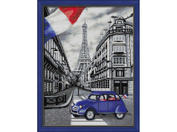 Алмазная вышивка «Парижская улочка»