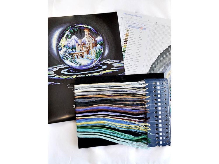 Набор для вышивания «Шары желаний. Зимнее чудо» — картинка 2