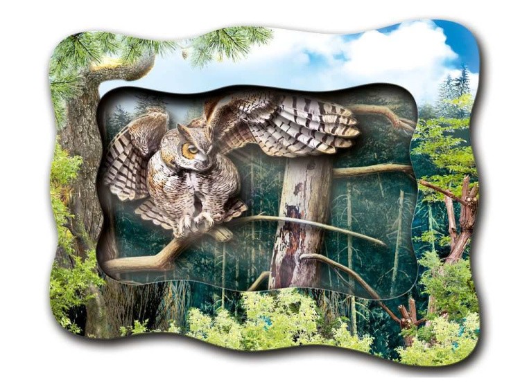 Объемная картина «Филин» — картинка 3