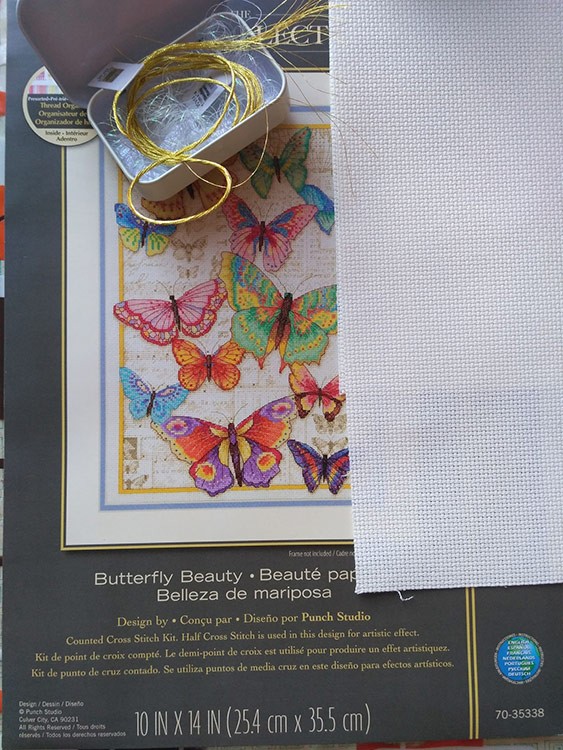 Набор для вышивания «Красота бабочек» — картинка 5