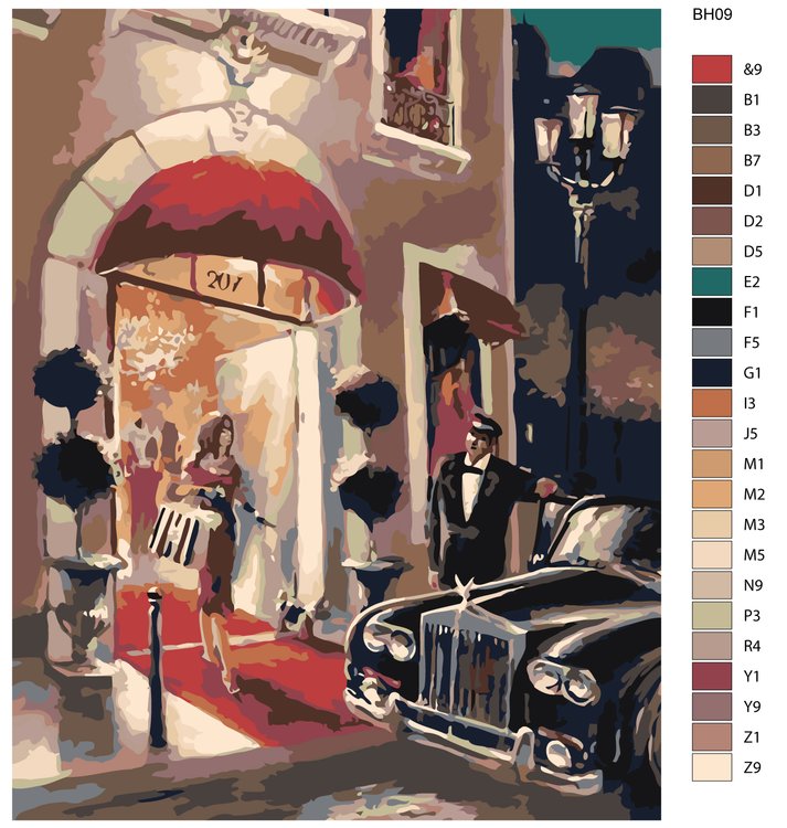 Картина по номерам «Шоппинг» — картинка 2